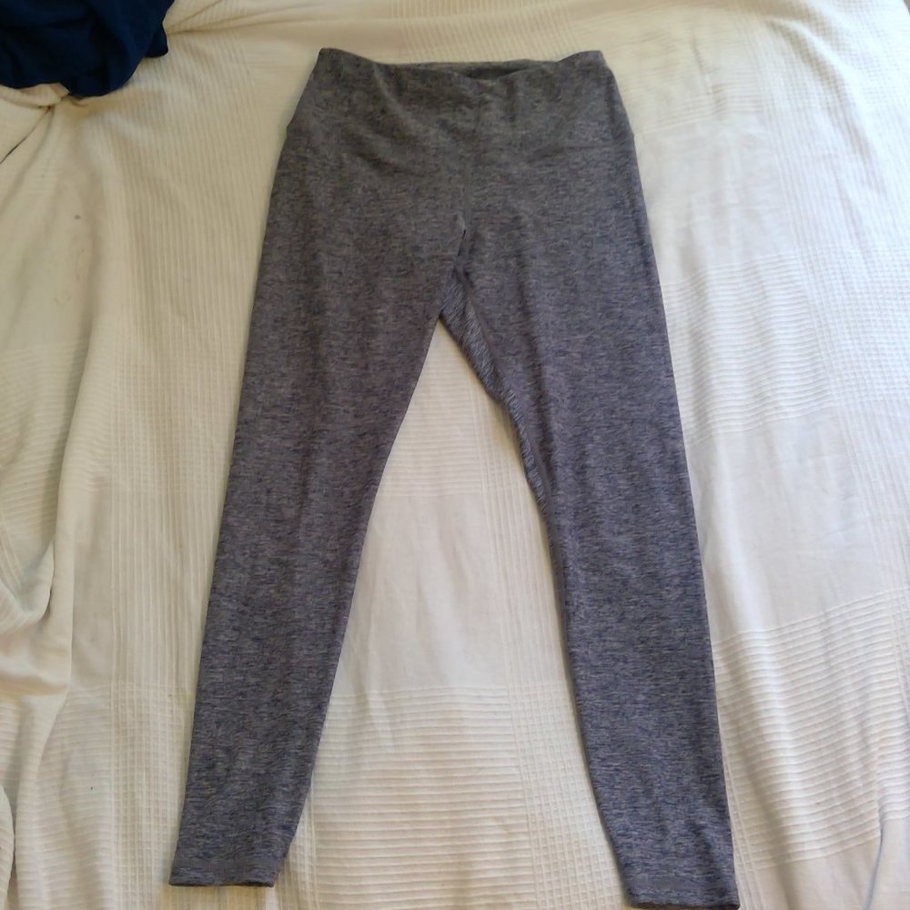 tesla size m purple leggings